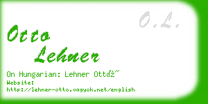 otto lehner business card